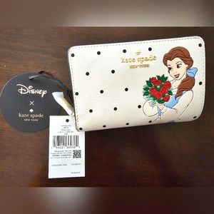 NWT DISNEY × KateSpade Beauty & The Beast Bifold Wallet
